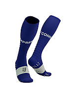 Гольфи компресійні для бігу Compressport Full Socks Run, Dazz Blue/Sugar, T2 (39-41)