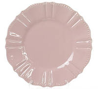 Набор Bona 6 десертных тарелок Leeds Ceramics SUN диаметр 20см каменная керамика Розовато-пеп TV, код: 7426233