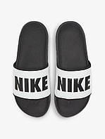 Капці жіночі Nike Offcourt Slides (BQ4632-011) 40.5 Чорно-білий UP, код: 8133071