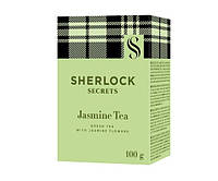 Чай зеленый с цветами жасмина Jasmine Tea Sherlock Secrets 100 г