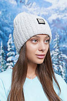 Удлиненная зимняя шапка-колпак (5056) Braxton светло-серый 56-59 PZ, код: 7606431