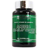 Витаминно-минеральный комплекс для спорта Scitec Nutrition Mega Daily One Plus 60 Caps TN, код: 7537740