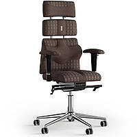 Кресло KULIK SYSTEM PYRAMID Ткань с подголовником со строчкой Шоколадный (9-901-WS-MC-0504) US, код: 1669080