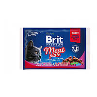 Консервы Brit Premium Cat pouch 400 г мясная тарелка PZ, код: 2739069