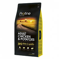 Сухой корм Profine Adult Chicken Potato 15 kg (для взрослых собак) DH, код: 2734165