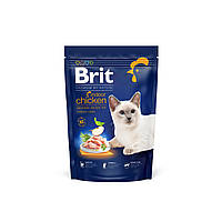 Сухой корм для кошек живущих в помещении Brit Premium by Nature Cat Indoor с курицей 800 г (8 PZ, код: 7567991