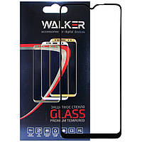 Защитное стекло Walker 3D Full Glue для Samsung Galaxy A20S Black UP, код: 7338843