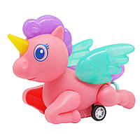 Заводная игрушка Mic Единорог со светом розовый (LY2226-A5) OM, код: 7939374