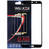 Защитное стекло Walker 3D Full Glue для Huawei Y6 2018 Y6 Prime 2018 Enjoy 8E Black UP, код: 7338884