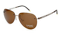 Солнцезащитные очки мужские Silhouette (polarized) 9950-02 Коричневый DH, код: 8117017