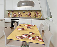 Наклейка виниловая на стол Zatarga Шоколадные сферы 600х1200 мм Z181709st QT, код: 5866956