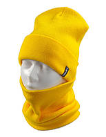 В'язана шапка з Buff снуд КанТА унісекс дорослий Жовтий (OC-096) PZ, код: 2236484