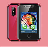 Міні мобільний телефон AIEK BM 8XR 2SIM Mini Червоний, фото 5