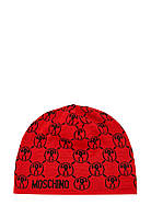 Шапка Moschino женская One Size Красный (65243-7) DH, код: 6764792