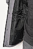 Куртка чоловiча демicезонна сіро-чорного кольору 176854P, фото 4