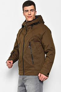 Куртка чоловiча демicезонна коричневого кольору 176859P