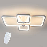 Потолочная LED люстра светильник светодиодный белый Sunlight 5338 2+2 PK, код: 8364661