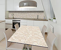 Наклейка 3Д виниловая на стол Zatarga «Песчаная насыпь» 650х1200 мм для домов, квартир, столо UP, код: 6440076