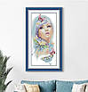 Набір для вишивання за нанесеною на канву схемою "Dream Butterflies". AIDA 14CT printed 31*57 см, фото 11