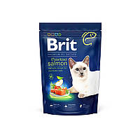 Сухой корм для стерилизованных котов Brit Premium by Nature Cat Sterilized Salmon с лососем 1 PZ, код: 7672884
