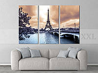 Модульна картина Poster-land Париж Вежа Art-54_XXL PZ, код: 6502764