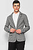 Піджак чоловічий сірого кольору р.S 175710P, фото 2