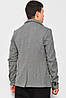 Піджак чоловічий сірого кольору р.S 175710P, фото 3