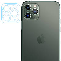 Противоударное Гибкое Защитное стекло на камеру и весь блок Epik для Apple iPhone 11 Pro 11 UP, код: 1892171