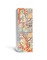 Наклейка на холодильник Zatarga Осенний Орнамент 650х2000 мм виниловая 3Д наклейка декор на к QT, код: 5867667
