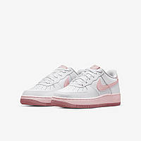 Кроссовки женские Nike Air Force 1 Gs Elemental Pink (CT3839-107) 39 Белый QT, код: 7721643