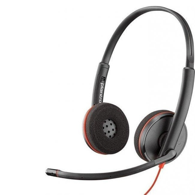 Наушники проводные Plantronics Blackwire C3220 USB-A (209745-201) EV, код: 8058225 - фото 1 - id-p2165672438