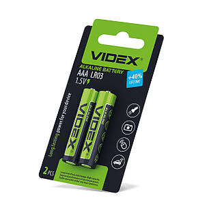 Батарейка лужна Videx LR03/AAA SMALL BLISTER 25399