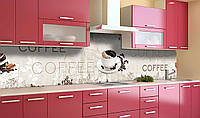 Наклейка виниловая кухонный фартук Zatarga Кофе со специями 650х2500 мм UP, код: 5567075