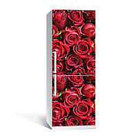 Наклейка на холодильник Zatarga Бутони троянд 650х2000 мм Червоний (z180208) QT, код: 1804304