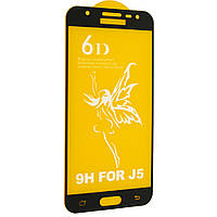 Защитное стекло 6D Premium Glass 9H Full Glue для Samsung J5 2015 J500 Black (00005814) QT, код: 1258942