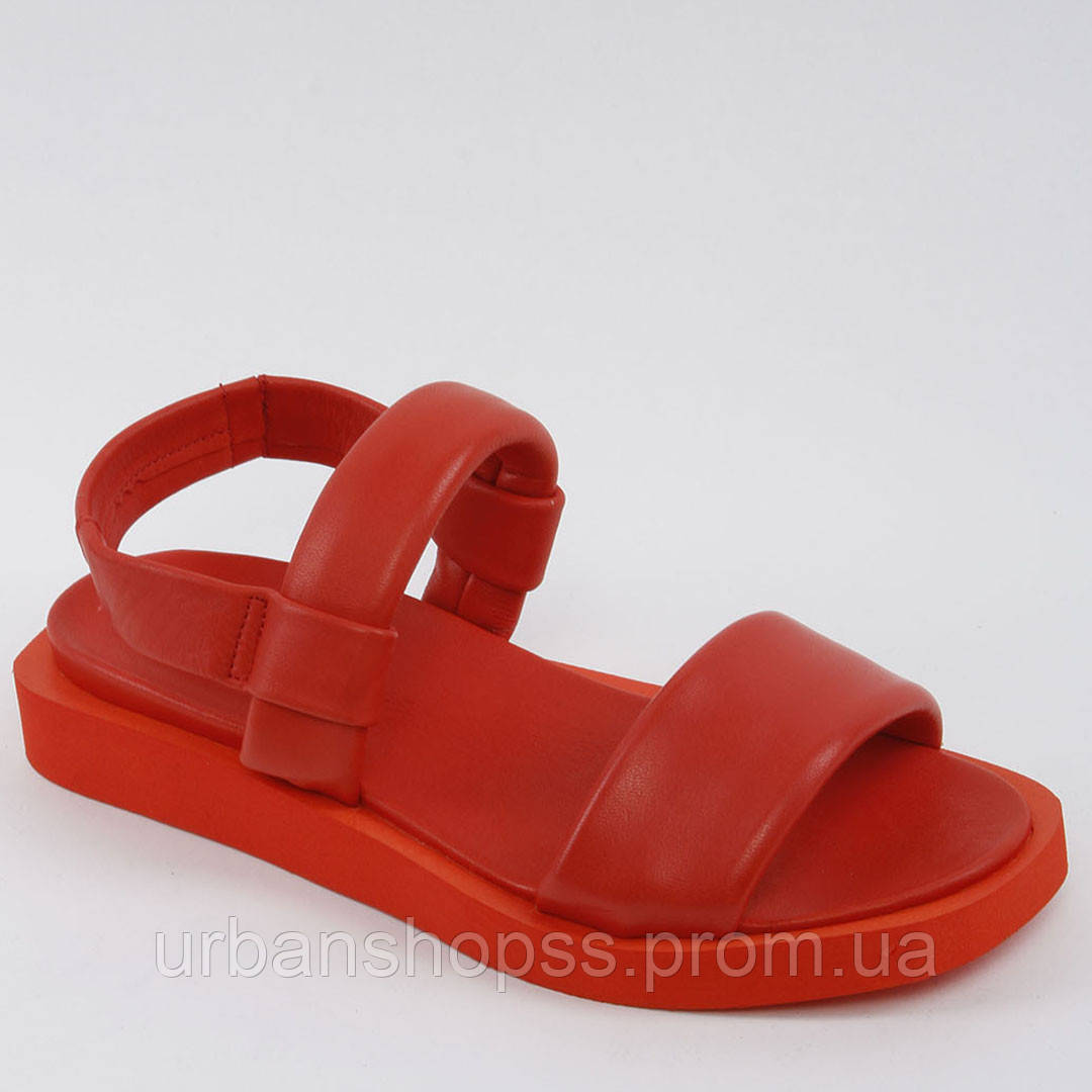 Босоножки женские кожаные 338603 р.38 (24) Fashion Красный UP, код ...