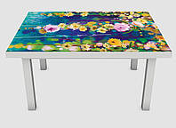 Наклейка на стол Zatarga 650х1200 мм Цветы акварель (Z180229 1) OM, код: 1833860