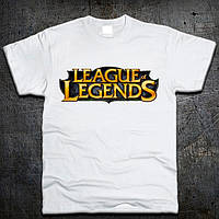 Футболка Fruit of the Loom Логотип Лига Легенд Logo League of Legends Белый S (319634) QT, код: 7584427