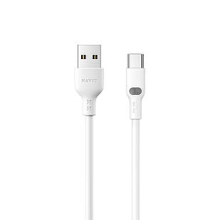 Кабель USB - USB-C Havit HV-CB6282 3A 1м White 27926