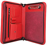 Папка деловая формата А5 из искусственной кожи Portfolio Красный (Port1011 red) UM, код: 2692665