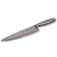 Нож Шеф-поварamp;quot; лезвие 20 см рукоятка 13 см из нержавеющей стали с полой ручкой Kamill FT, код: 6600035