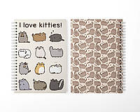 Скетчбук Пушин I love kitties - Pusheen (18195) Fan Girl UM, код: 7965876