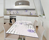 Наклейка 3Д виниловая на стол Zatarga «Стена Коллизея» 650х1200 мм для домов, квартир, столов QT, код: 6508819