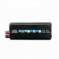 Инвертор преобразователь авто UKC 24V-220V 1500W (003167) UL, код: 949699