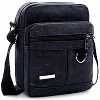 Мужская сумка на плечо Edibazzar Темно-серый (3069109525293) FT, код: 8299020