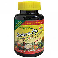 Витаминно-минеральный комплекс Nature's Plus Source of Life 90 Mini Tabs EV, код: 7518102