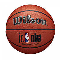 Мяч баскетбольный Wilson NBA W JR NBA AUTH INDOOR OUTDOOR BSKT (05) OM, код: 7815330