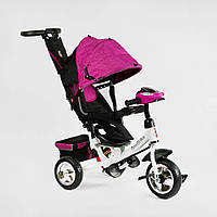 Велосипед 3-х детский колесный Best Trike Колесо пена фара Pink (131778) OM, код: 8139513