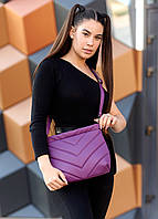 Женская сумка Кросбоди Rose Sambag строченая фиолетовая (94380018) PI, код: 7576818