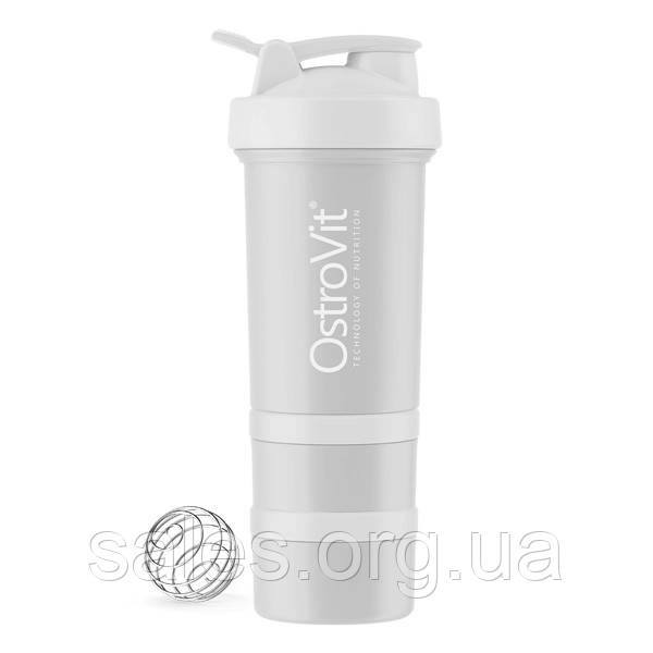 Шейкер OstroVit Smart Premium Shaker + 2 containers 450 ml Gray SC, код: 7902252